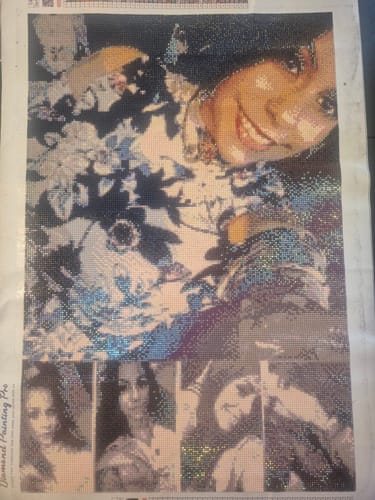 Customer photo review of Diamond Painting - Custom Photo
