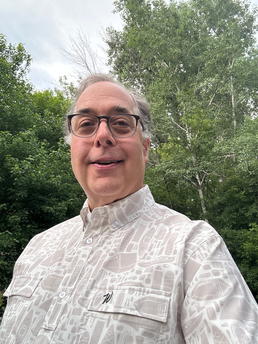 Customer photo review of Traveler Men's Outpost Short-Sleeve Button-Down Shirt - UPF 40+