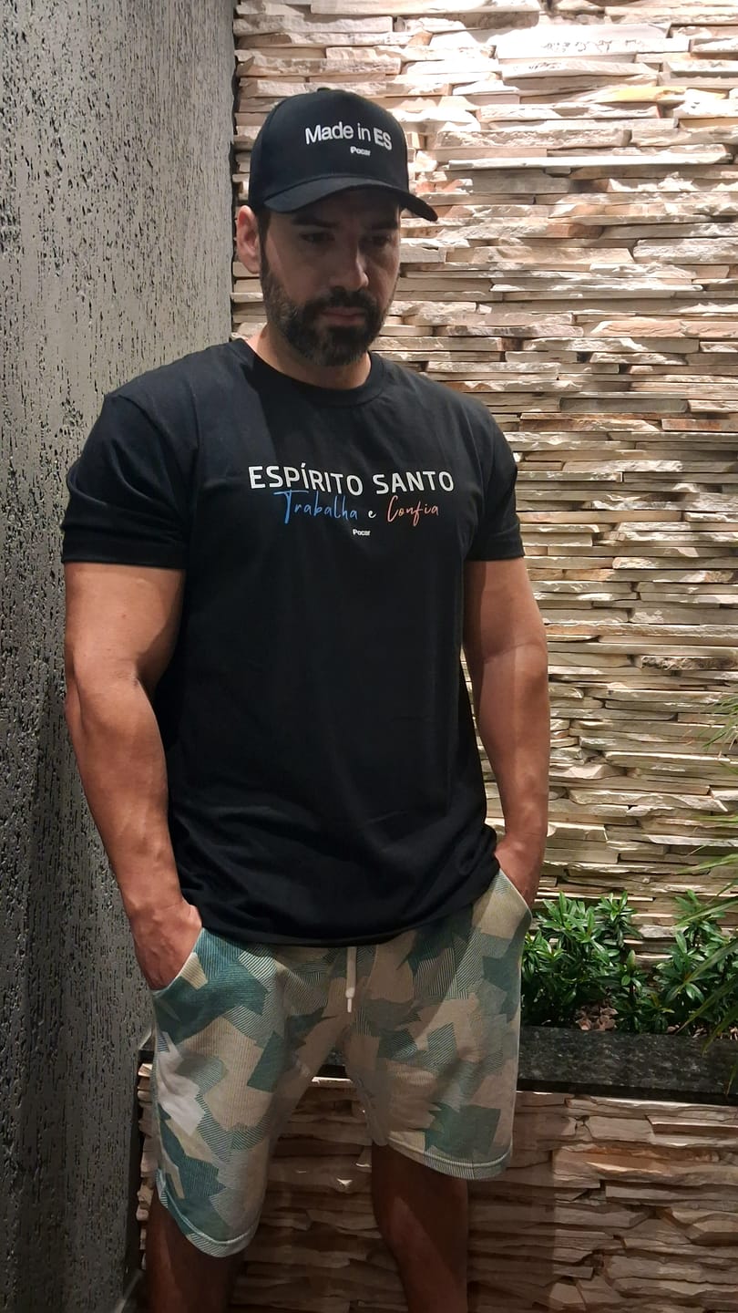 Customer photo review of Camiseta | ESPÍRITO SANTO - Trabalha e Confia