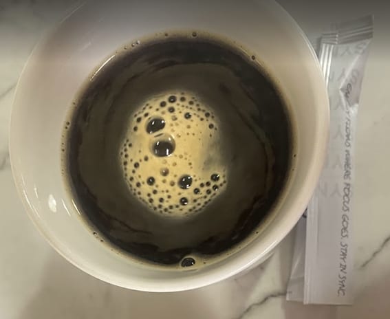 Customer photo review of Focus Performance Coffee