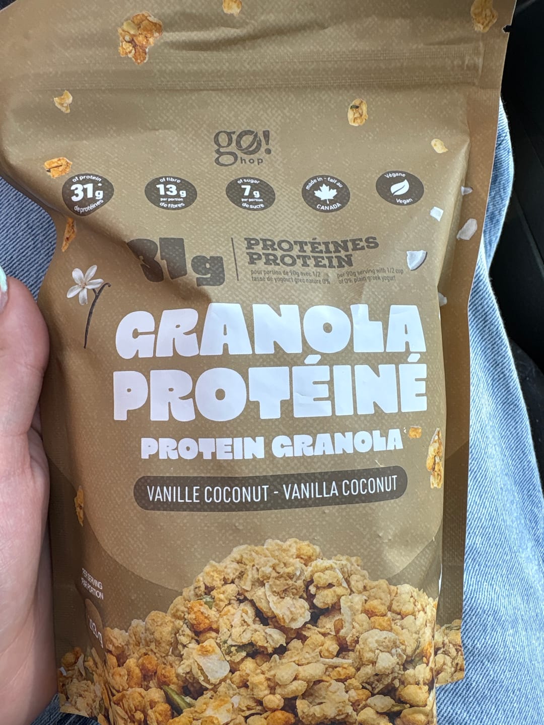 Customer photo review of Go Nutrition - Go Hop - Granola protéiné - 283g