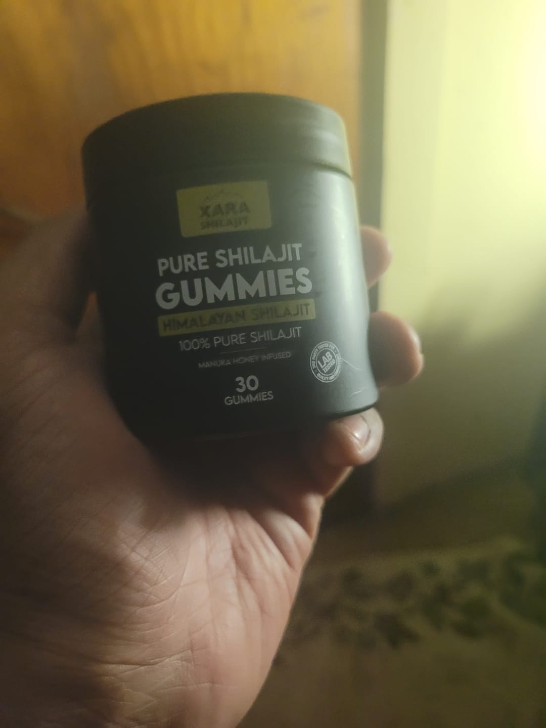 Customer photo review of XARA SHILAJIT® Pure Shilajit Gummies