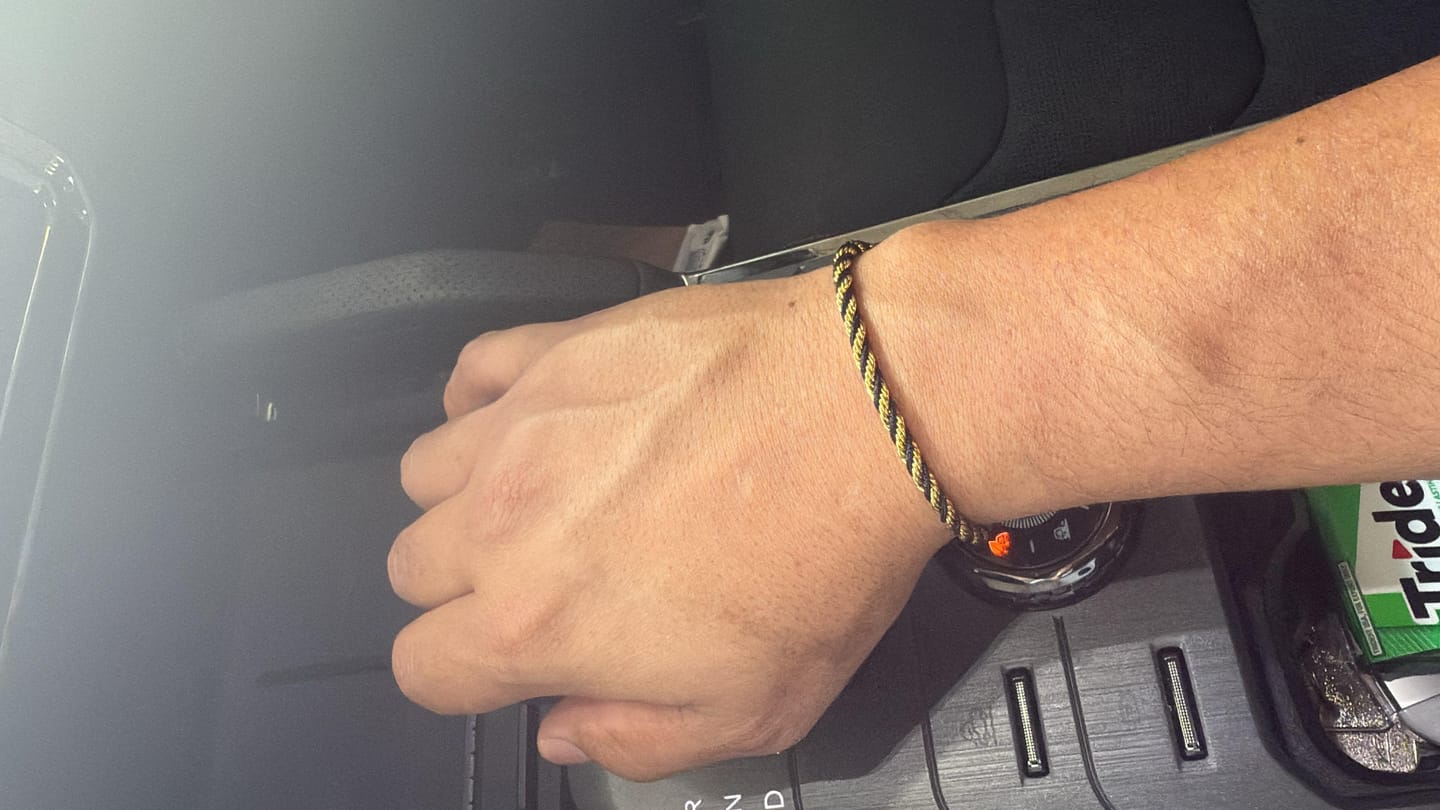 Customer photo review of Twisted Rope Bracelet