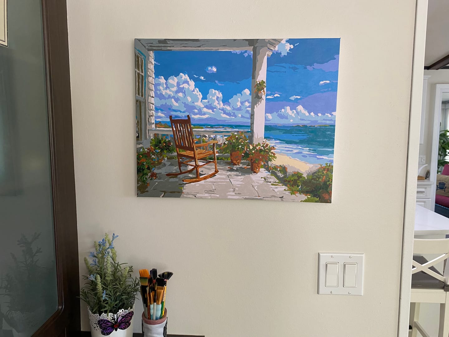 Customer photo review of Serenity | Paint by Number