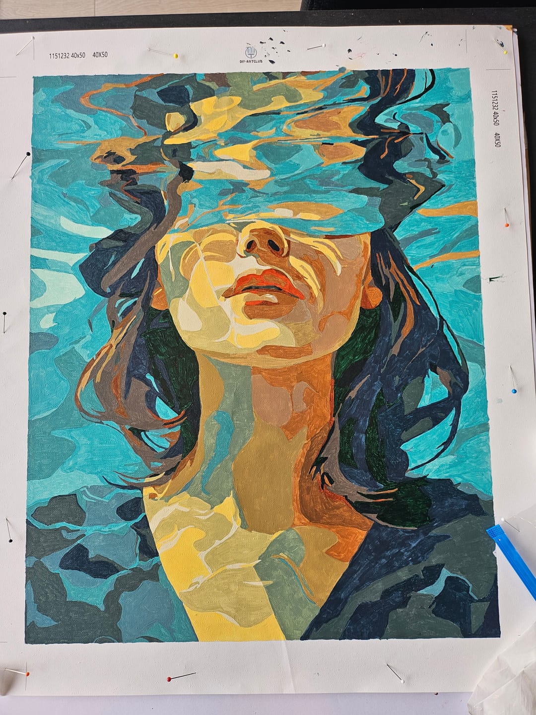 Customer photo review of Under | Paint by Number
