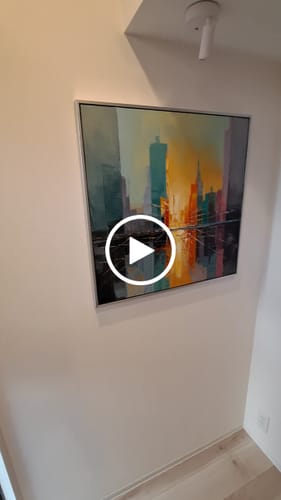 Customer review photo for Colorful Painting #CA140