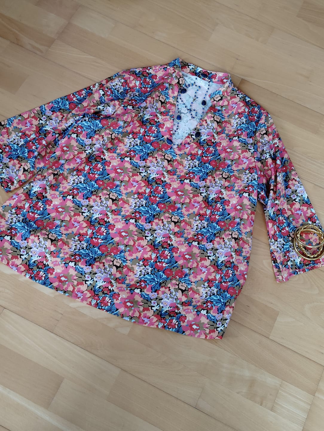 Customer photo review of Blouse Madeleine – Coton Flammes Botaniques