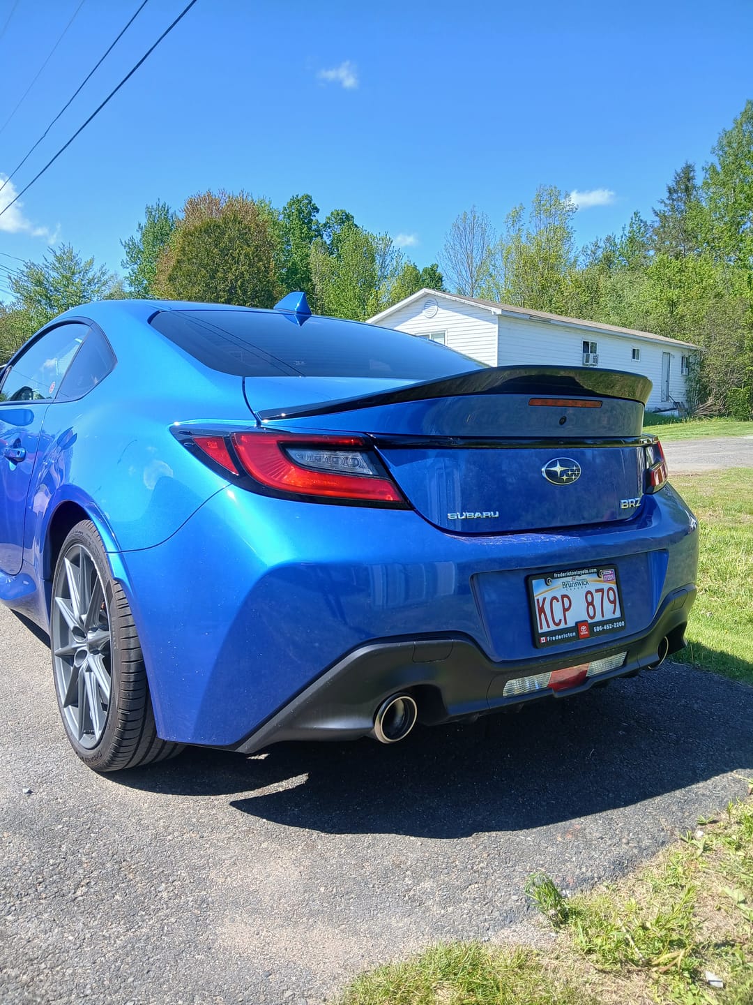 Customer photo review of Duckbill Style Trunk Spoiler - 2021-2025 Subaru BRZ ZD8