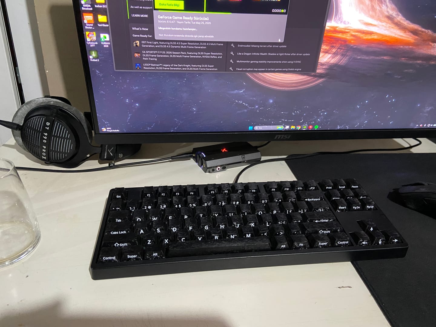 Customer photo review of KBDfans Tiger Lite Gaming Barebone Seti (Manyetik Switch / HE)