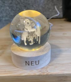 Customer photo review of Personalized Sphere