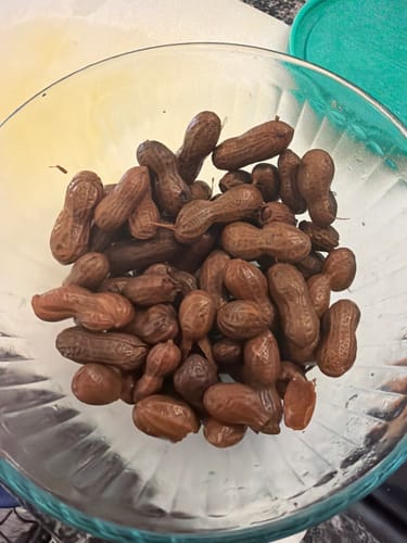 Customer photo review of Boil-The-Bag Boiled Peanuts (2 Bags)