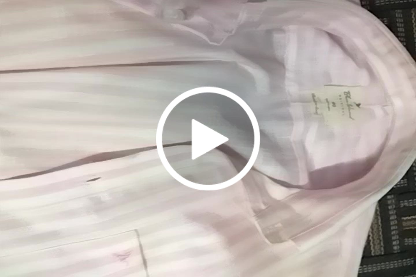 Customer video review of Rose and White Bars -Full-Bamboo Linen