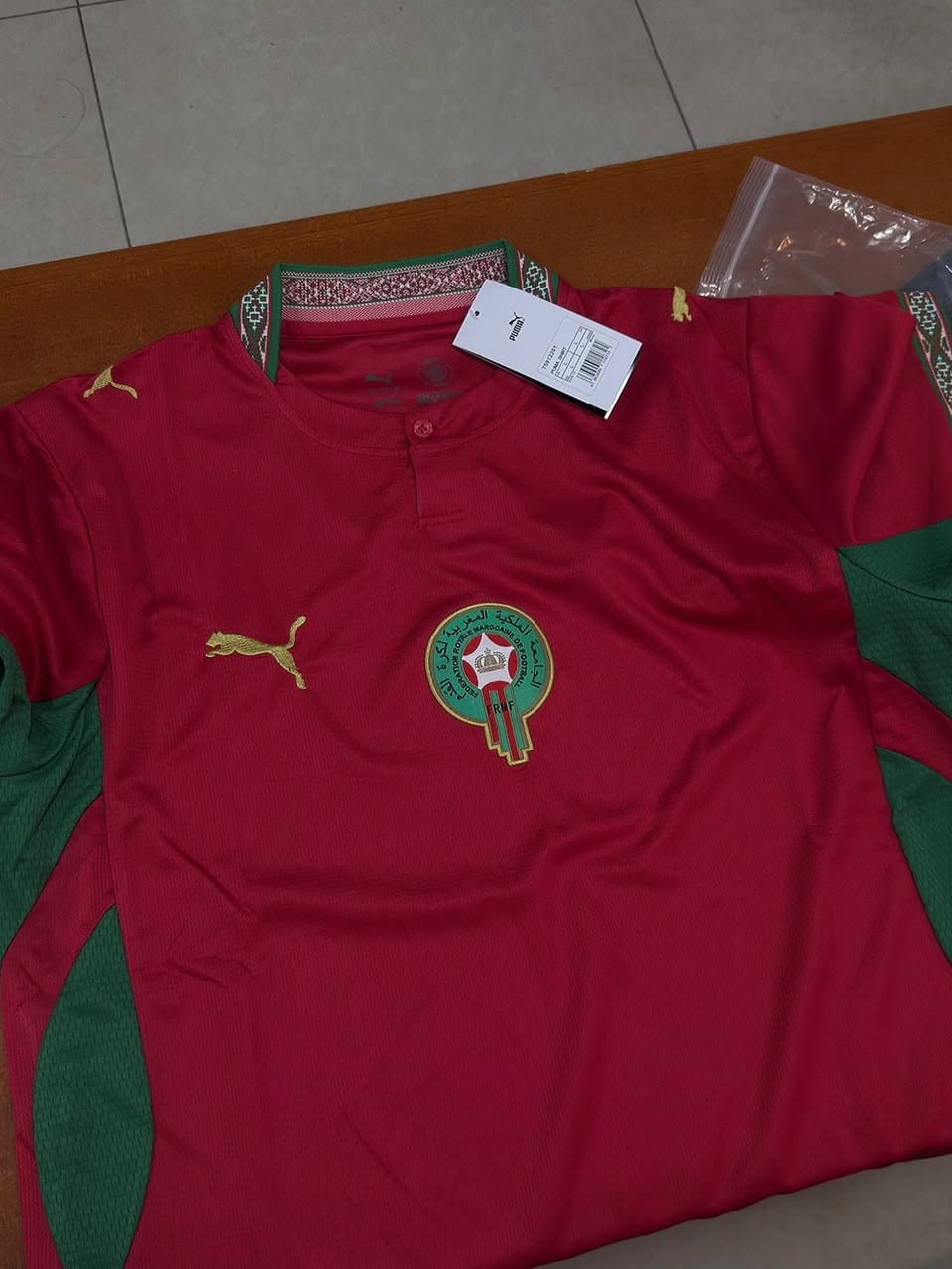Customer photo review of MAGLIA MONDIALI MAROCCO HOME 2026/27