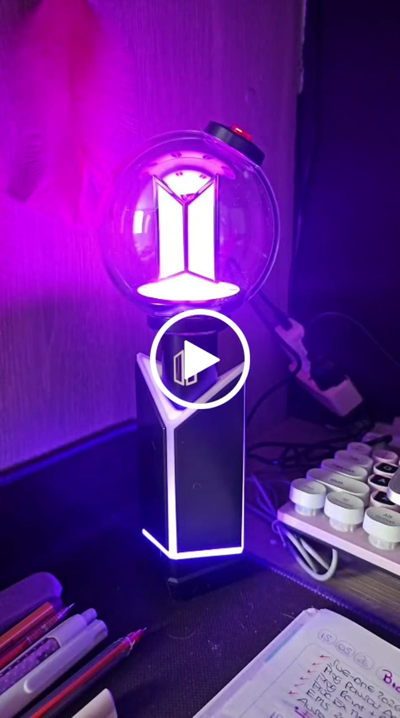 Customer video review of [3RD PRE-ORDER] BTS - OFFICIAL LIGHT STICK VER.4 PARTS BTS VER