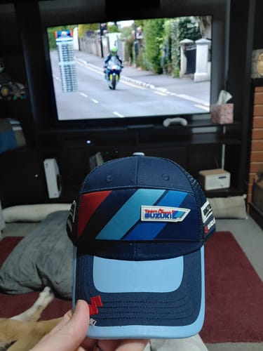 Customer photo review of Team Classic Suzuki Trucker Hat