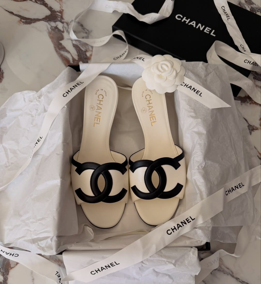 Customer photo review of Chanel 2026 Sandal Lambskin
