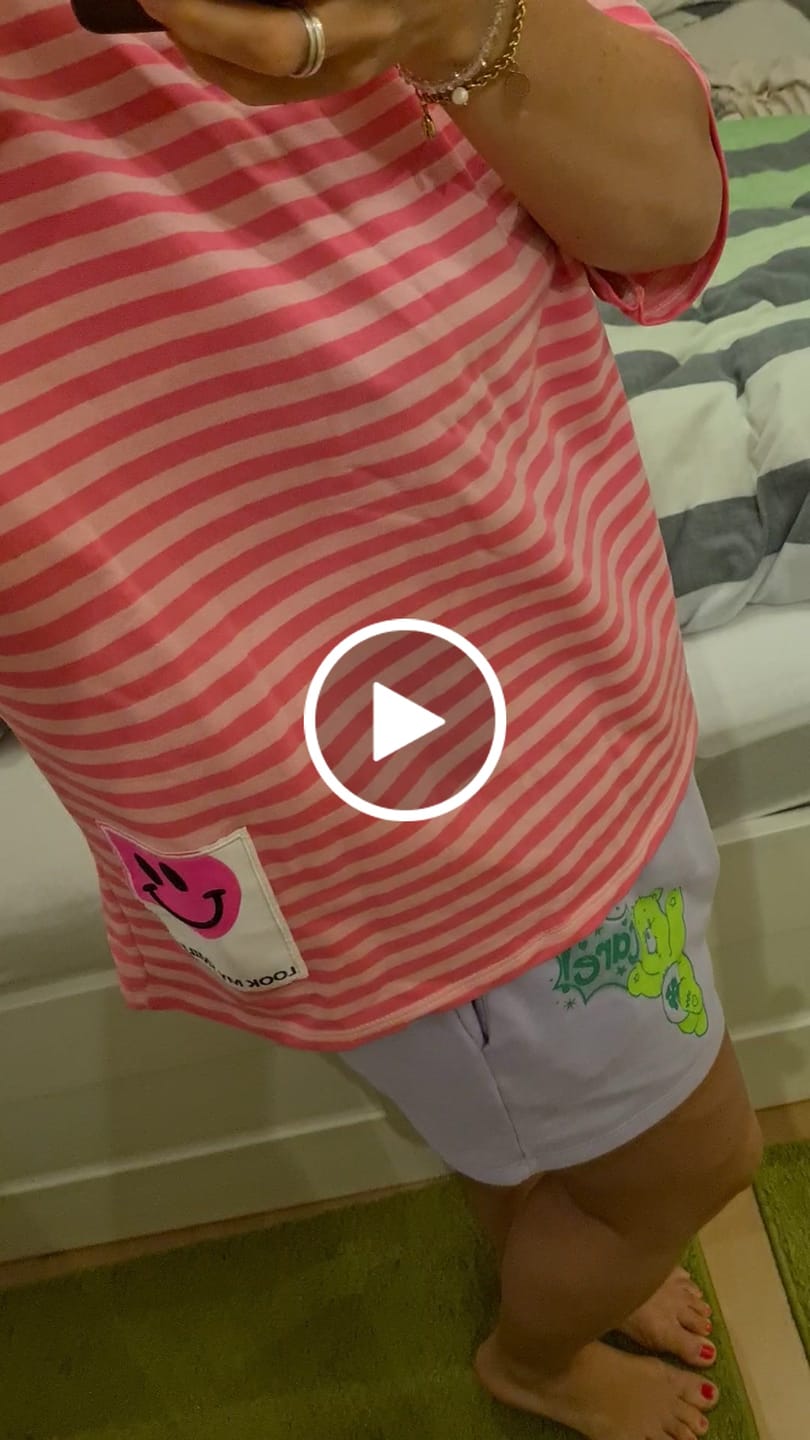 Customer video review of Streifen Shirt ETERNAL SMILE versch. Farben