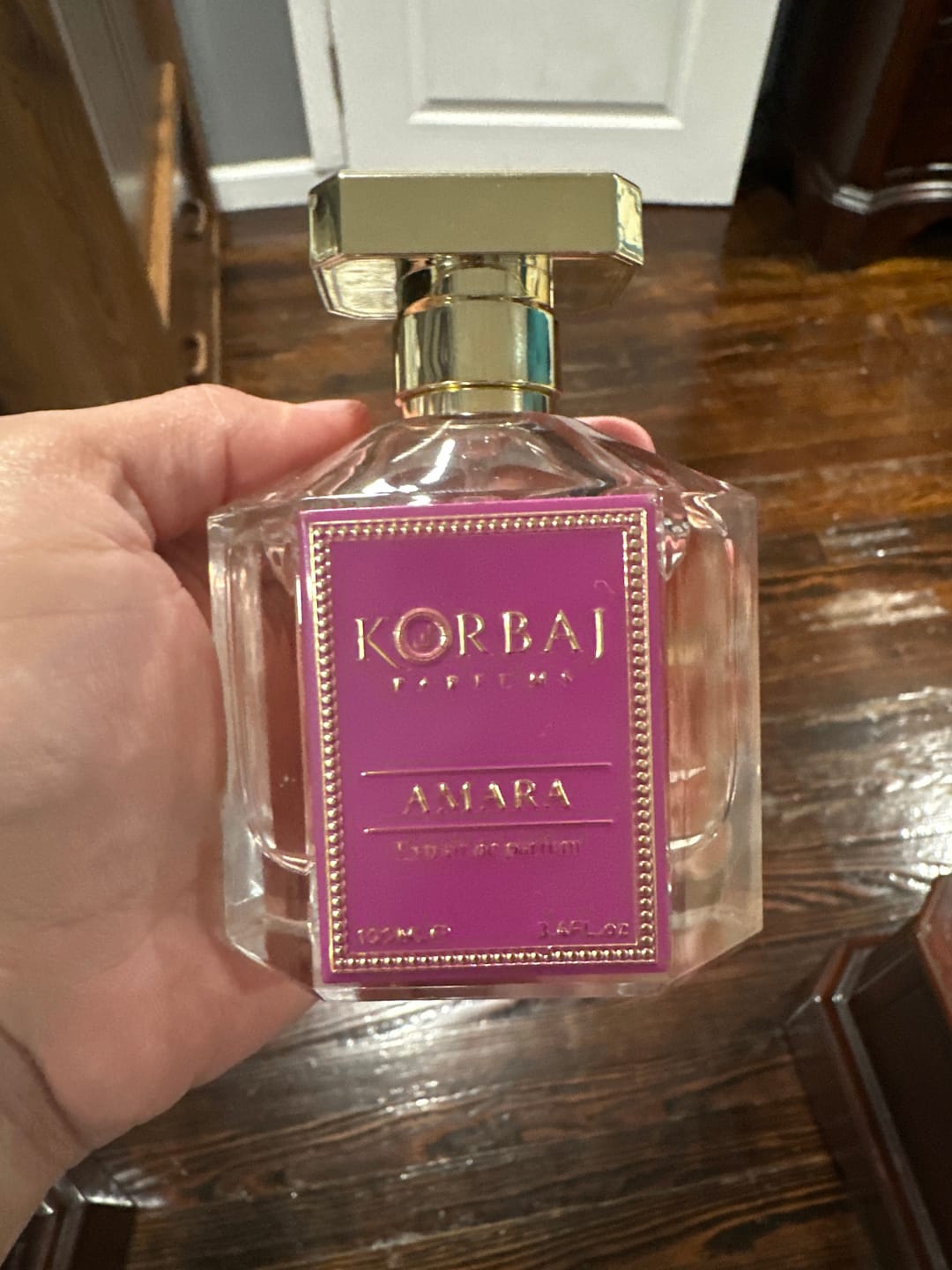 Customer photo review of Korbaj AMARA - Extrait de Parfum For Her 100ml