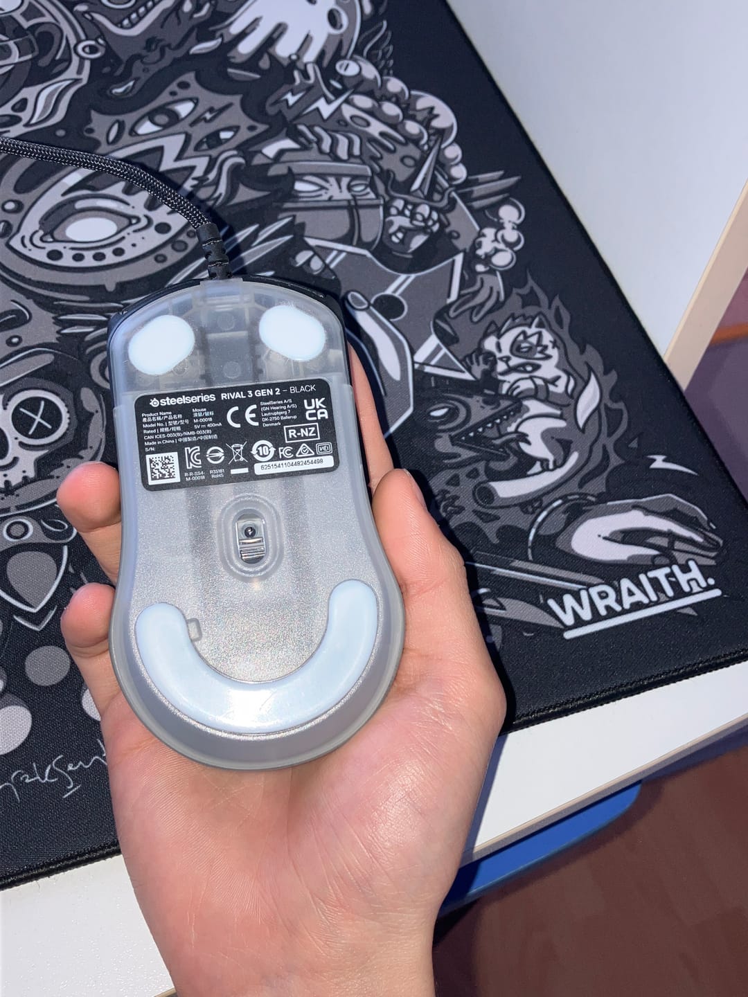 Customer photo review of Steelseries Rival 3/Rival 3 Wireless için Hoverpad V3 Mouse Skate