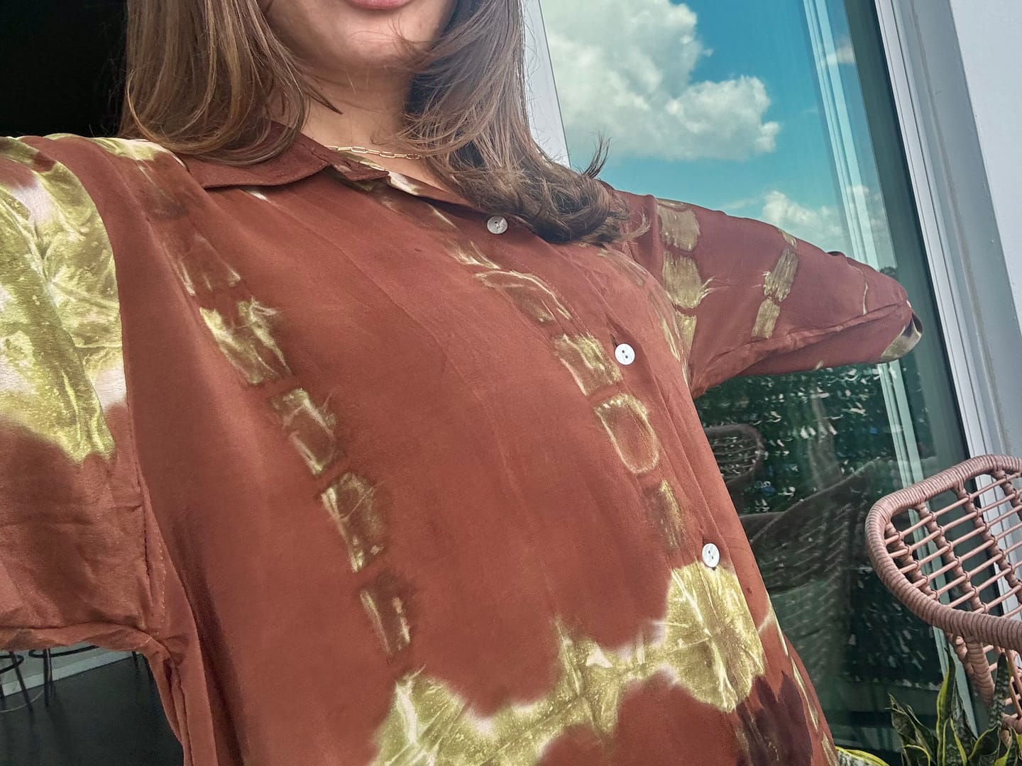 Customer photo review of SHIBORI SILK SET