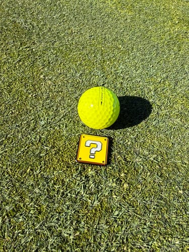 Customer photo review of Question Block - Ball Marker