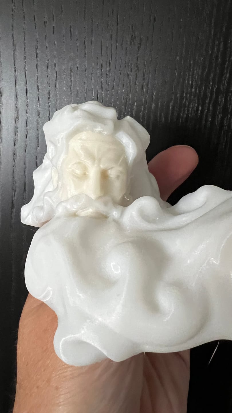 Customer photo review of Off-White PETG Filament 1.75mm