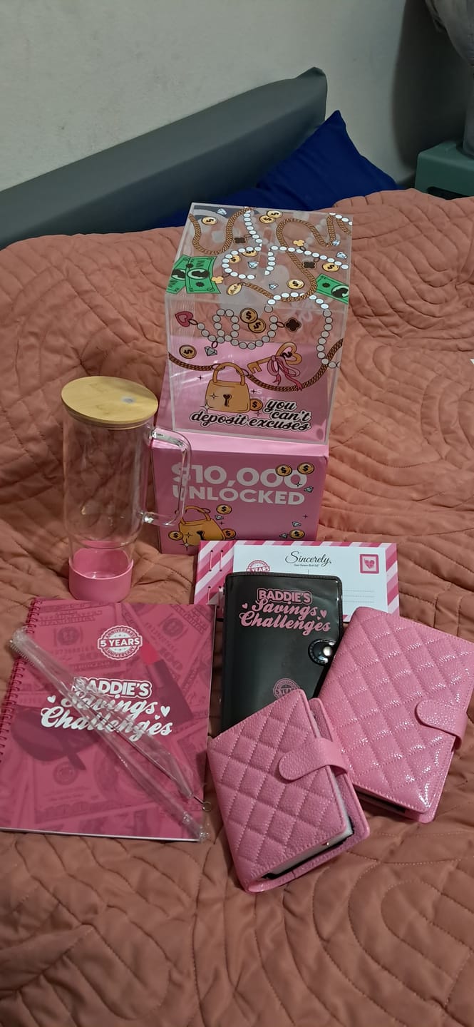 Customer photo review of Baddies & Budgets 5th Anniversary Limited Edition Box