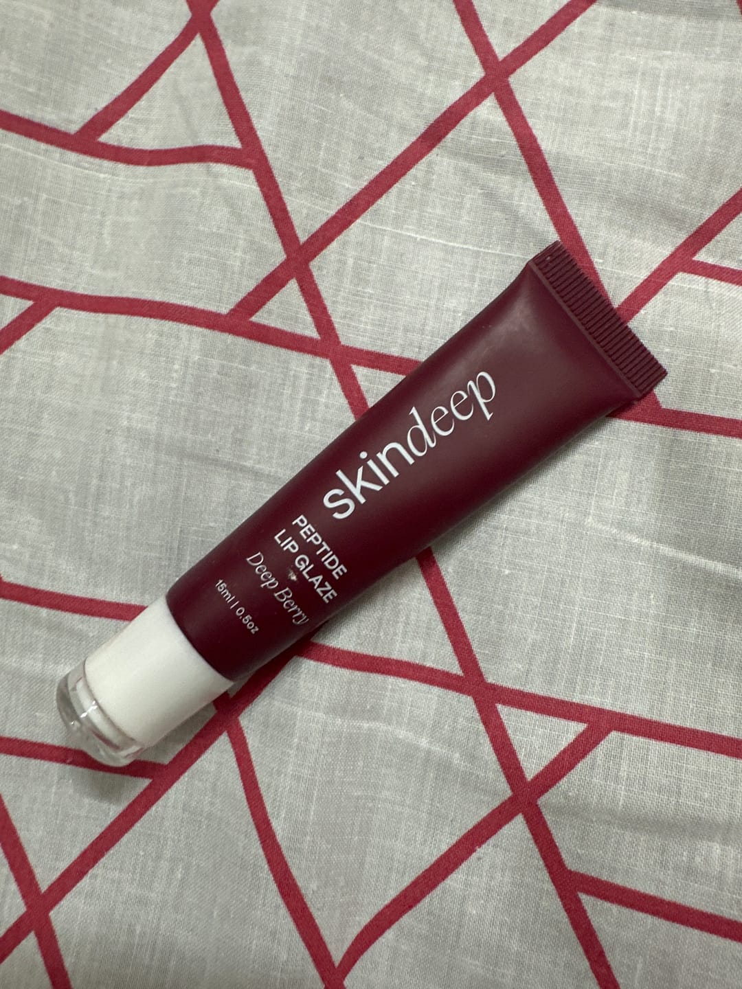 Customer photo review of » Peptide Lip Glaze (100% off)