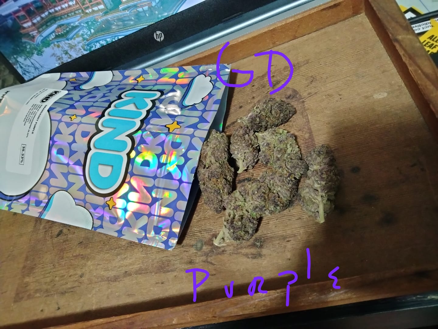 Customer photo review of Granddaddy Purple - 28 Grams - Indica
