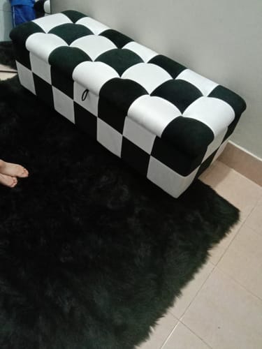Customer photo review of 3 Seater Chess Comfy Storage Box- 1520