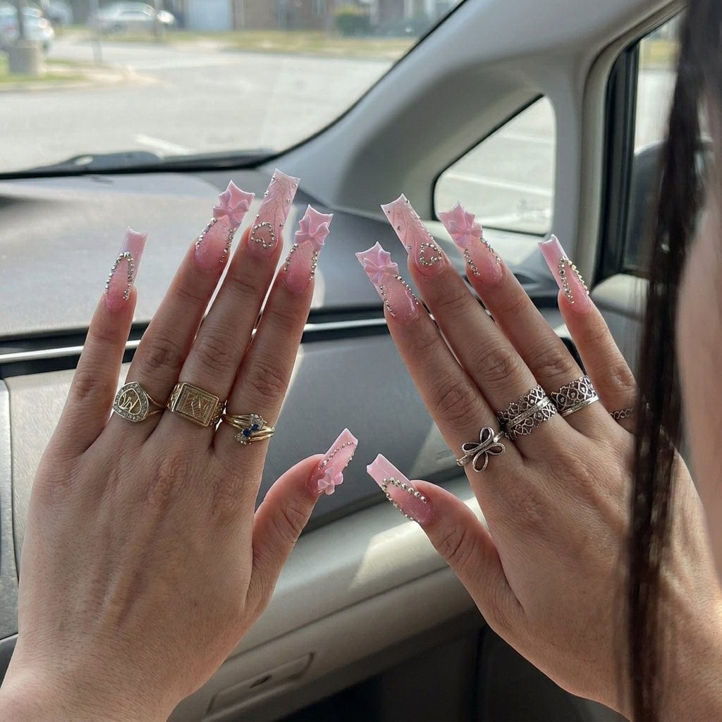 Customer photo review of HEMA + TPO FREE Glow & Go Peel-Off Base Coat UV 15ml