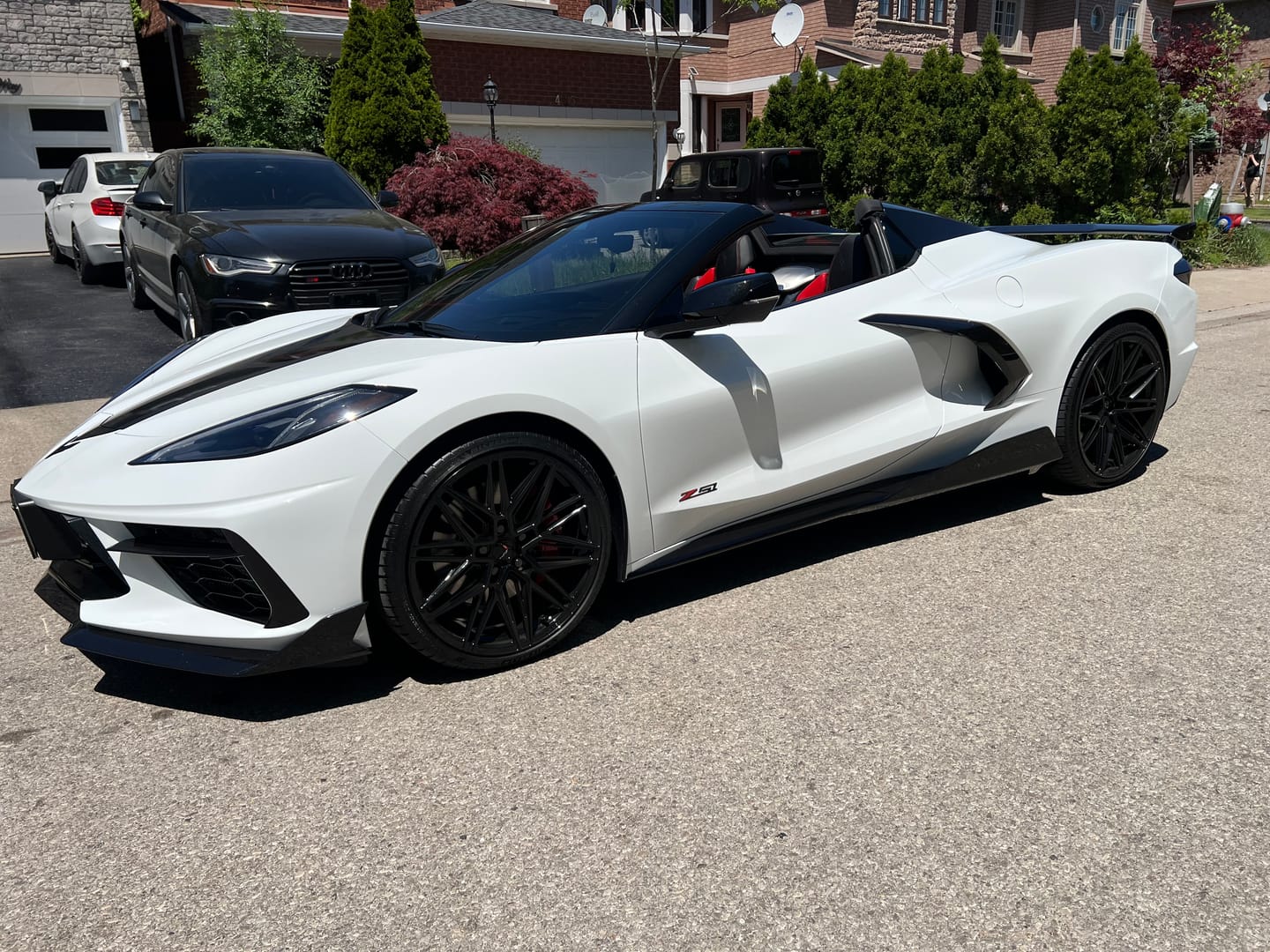 Customer photo review of Corvette C8 | 5VM Style Side Skirt Set