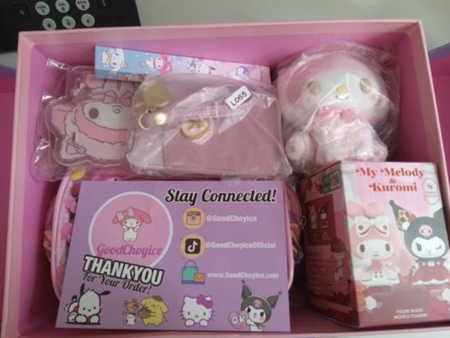 Customer photo review of Sanrio Mystery Gift Box