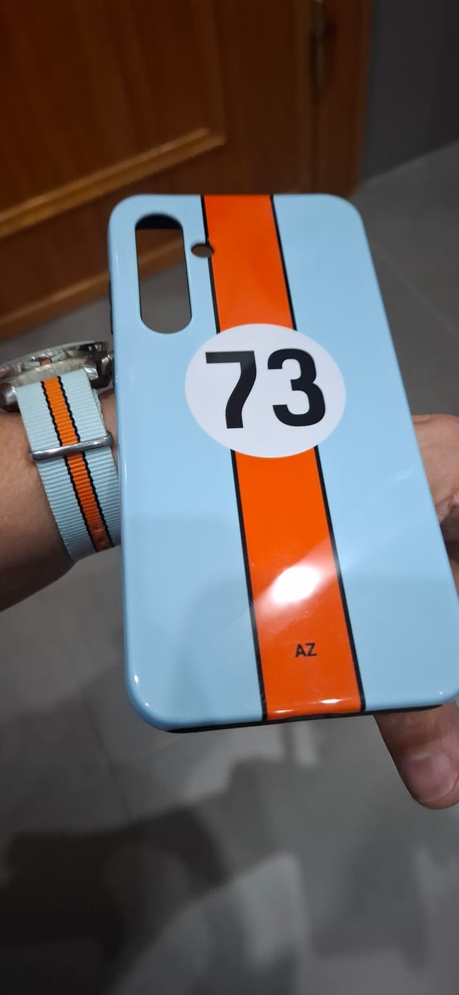 Customer photo review of 917K #20 Gulf 24h LM 1970 Livery - Individuelle Premium Hülle für Samsung