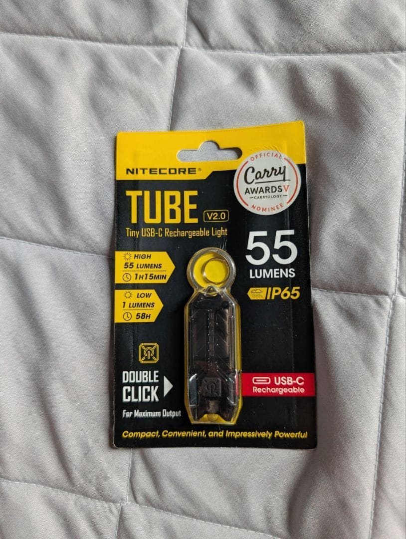 Customer photo review of Tube 2.0 - 55 lumens