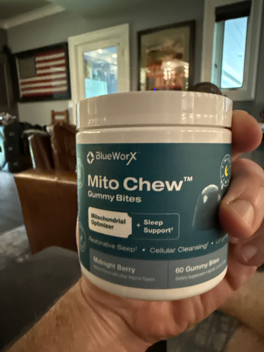 Customer photo review of MitoChew™ Gummy Bites – Nighttime