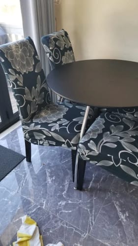 Customer photo review of Housse de chaise XL à motifs - Charlotte