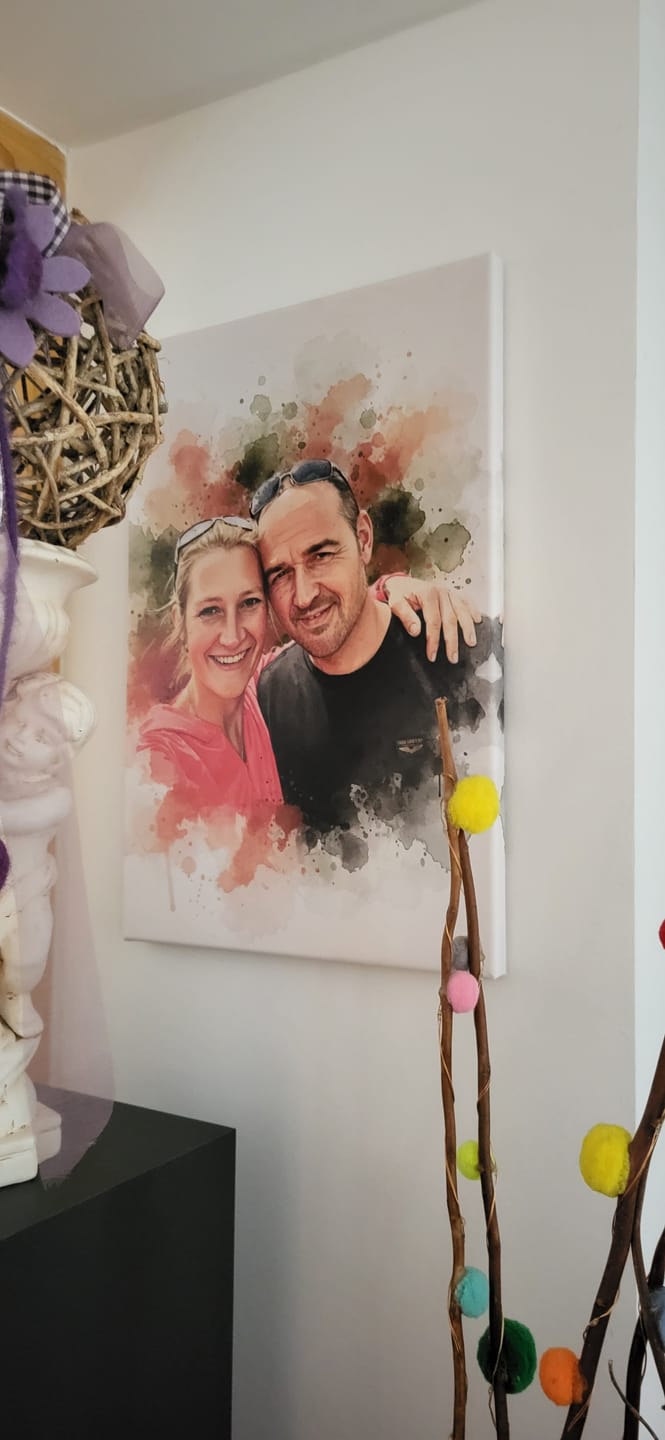 Customer photo review of Euer Foto als Kunstwerk – mit Live-Vorschau, als Poster oder Leinwand