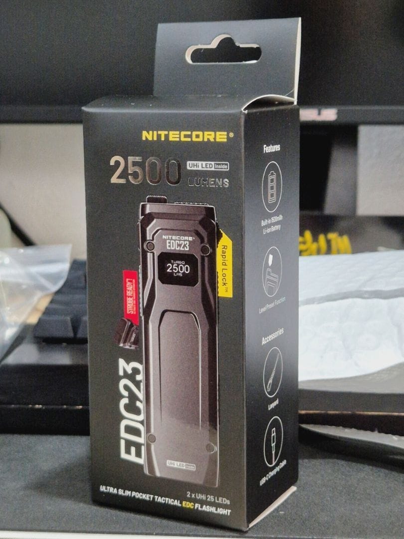 Customer photo review of EDC23 - 2500 lumens
