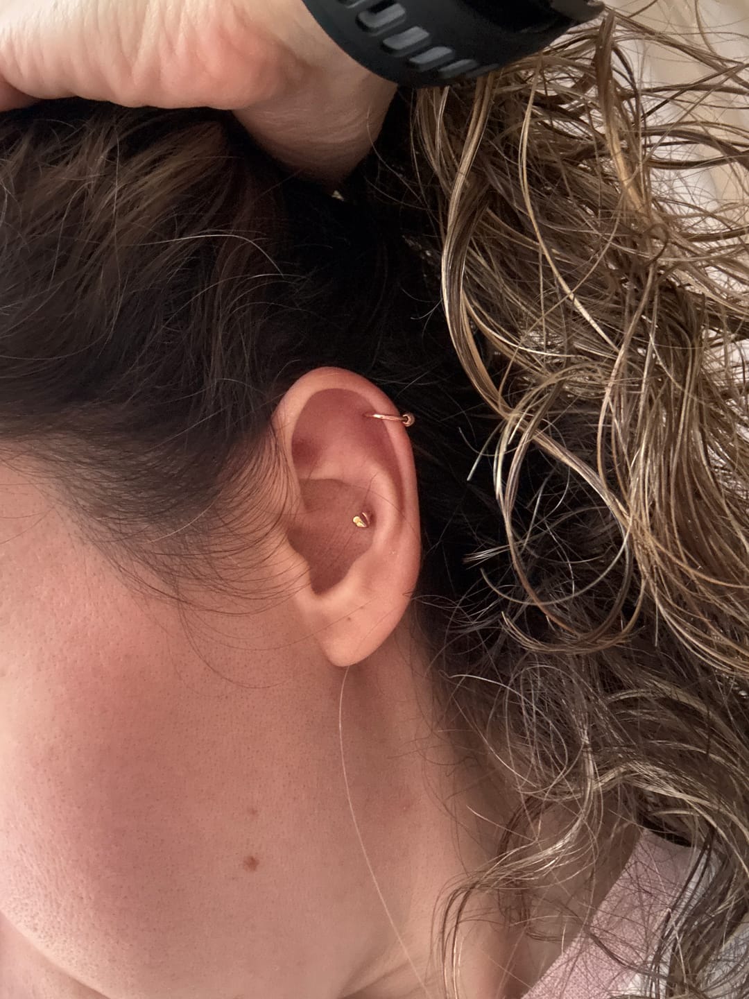Customer photo review of Toplu Halka Piercing (12 mm)