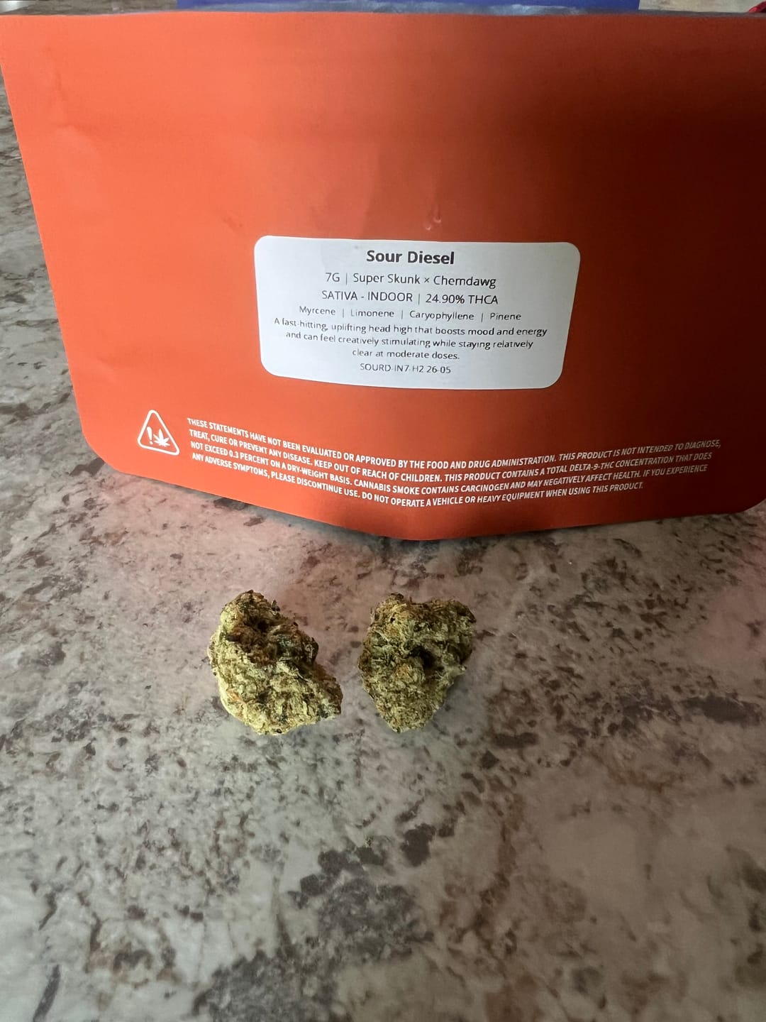 Customer photo review of Sour Diesel