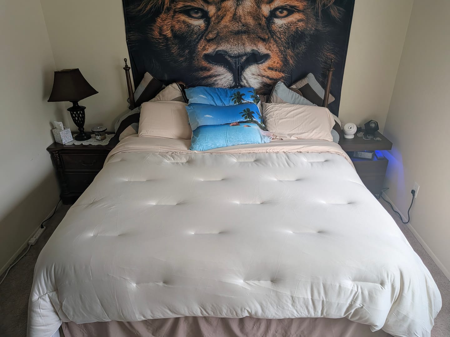 Customer photo review of Waterproof & Stain-Resistant Hotel Pillow