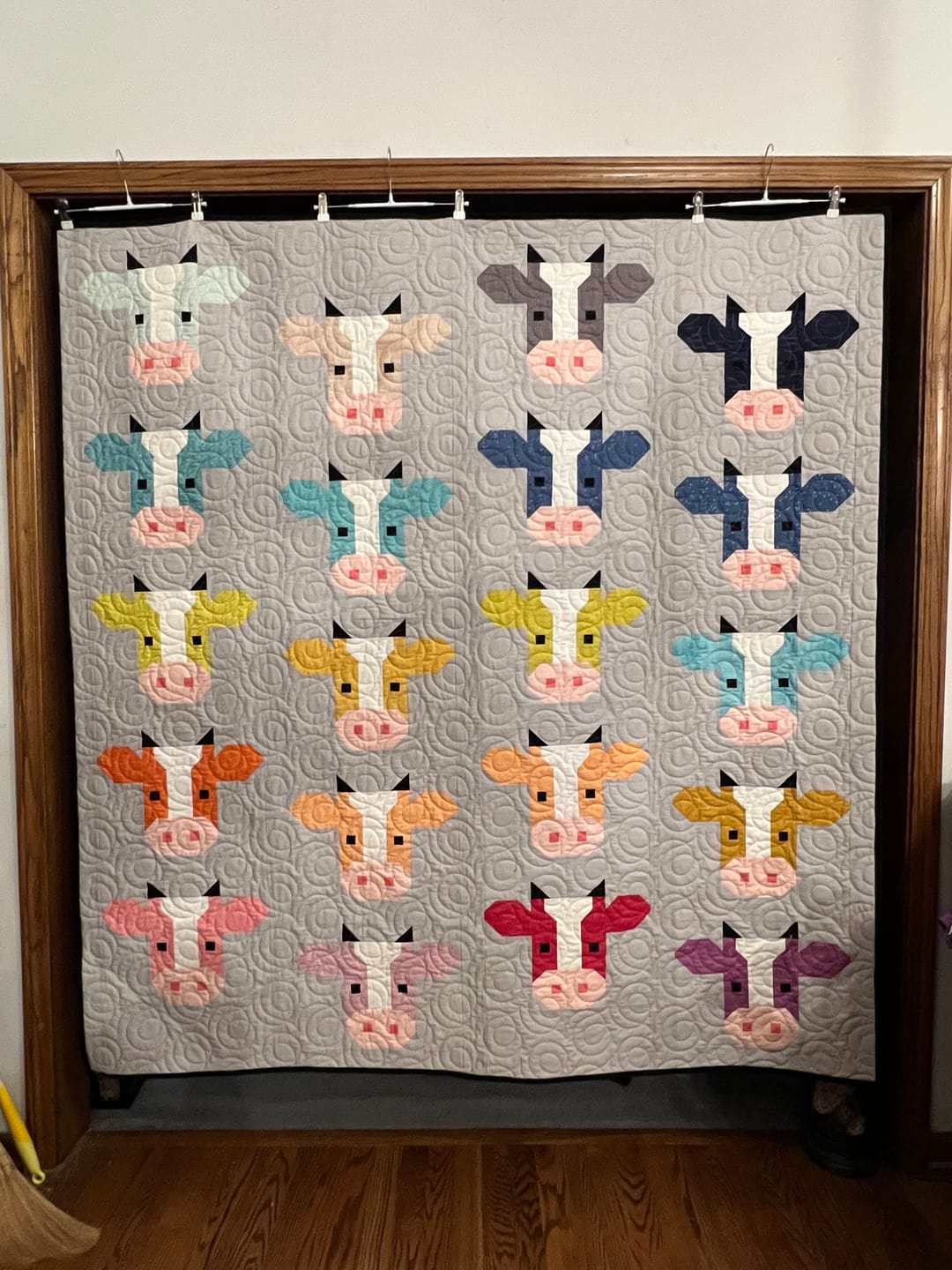 Customer photo review of Annabelle Precut Quilt Kit featuring Riley Blake Essence