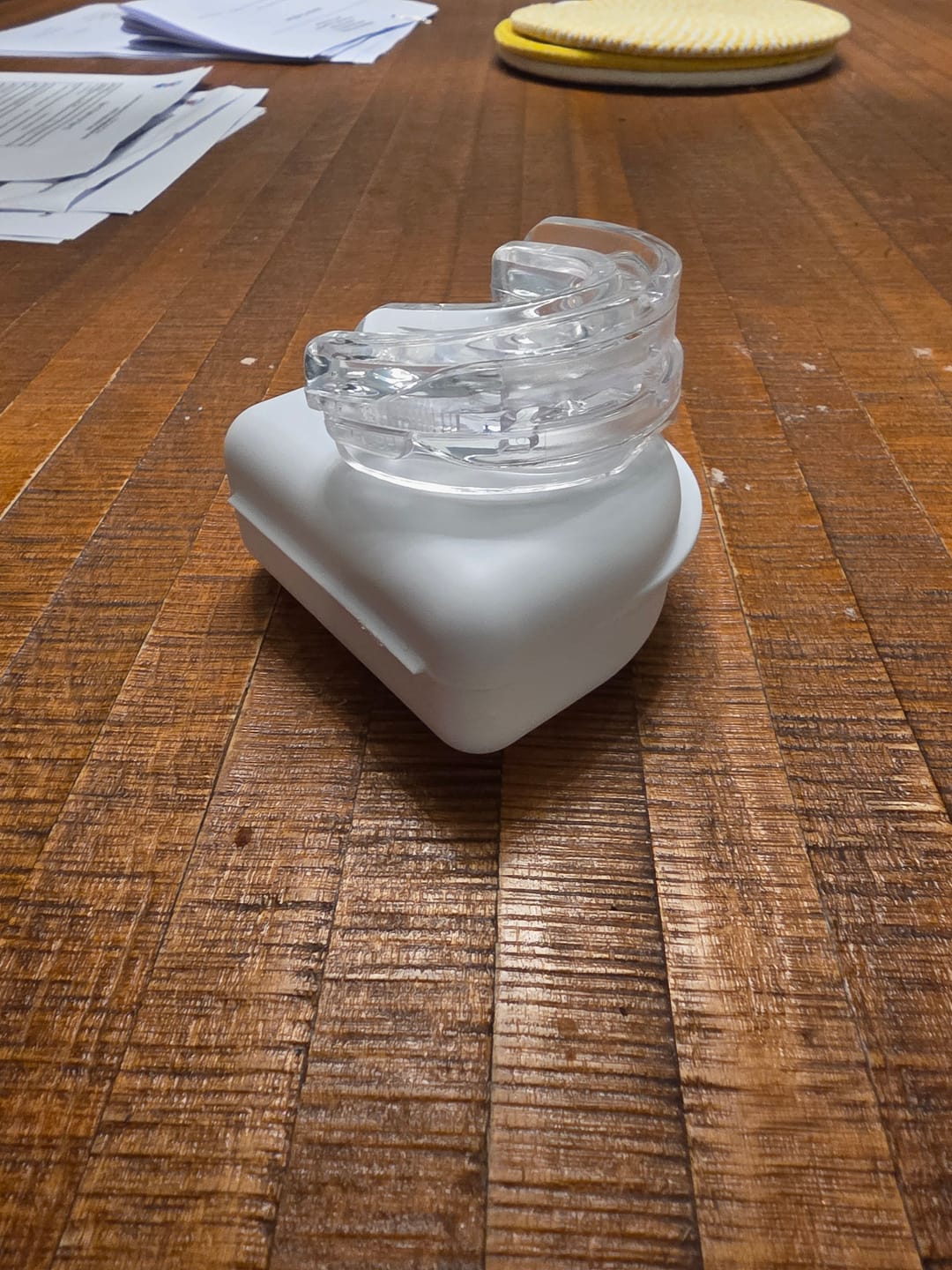 Customer photo review of NoSnore Pro™ Anti-Snoring Mouthpiece