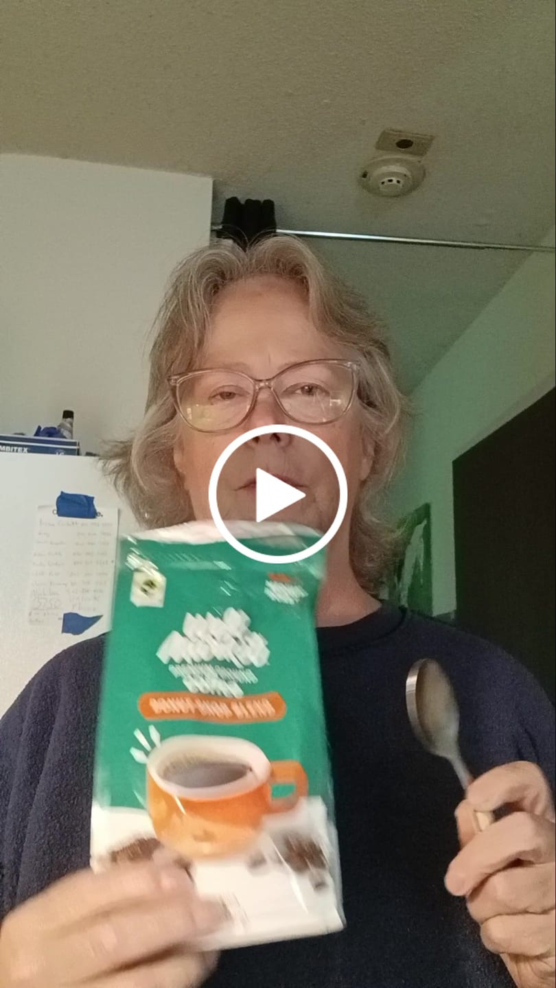 Customer video review of Dandelion Dark Roast Herbal Coffee
