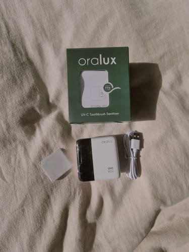 Customer photo review of Oralux UV Toothbrush Sanitizer