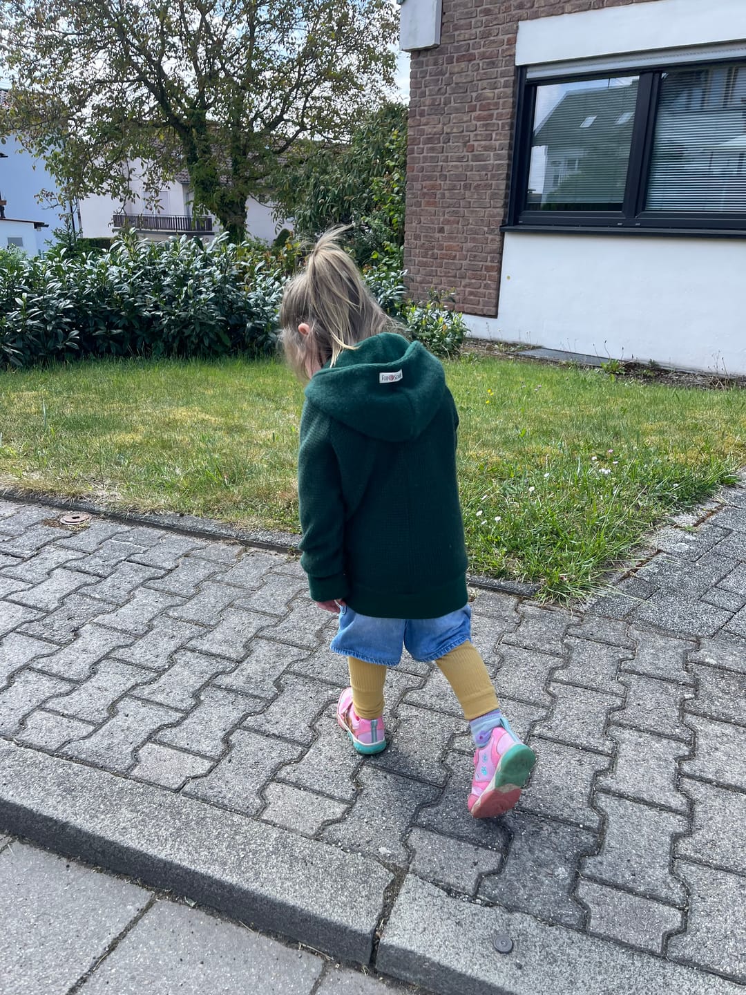 Customer photo review of Kaschmir Kinder Kapuzenjacke 98/104