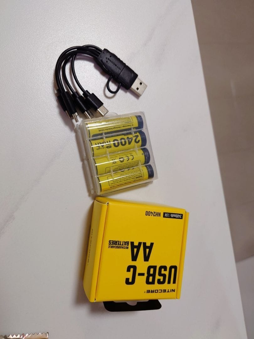 Customer photo review of NH2400 4PC (AA - 2400mAh - 1.5V)