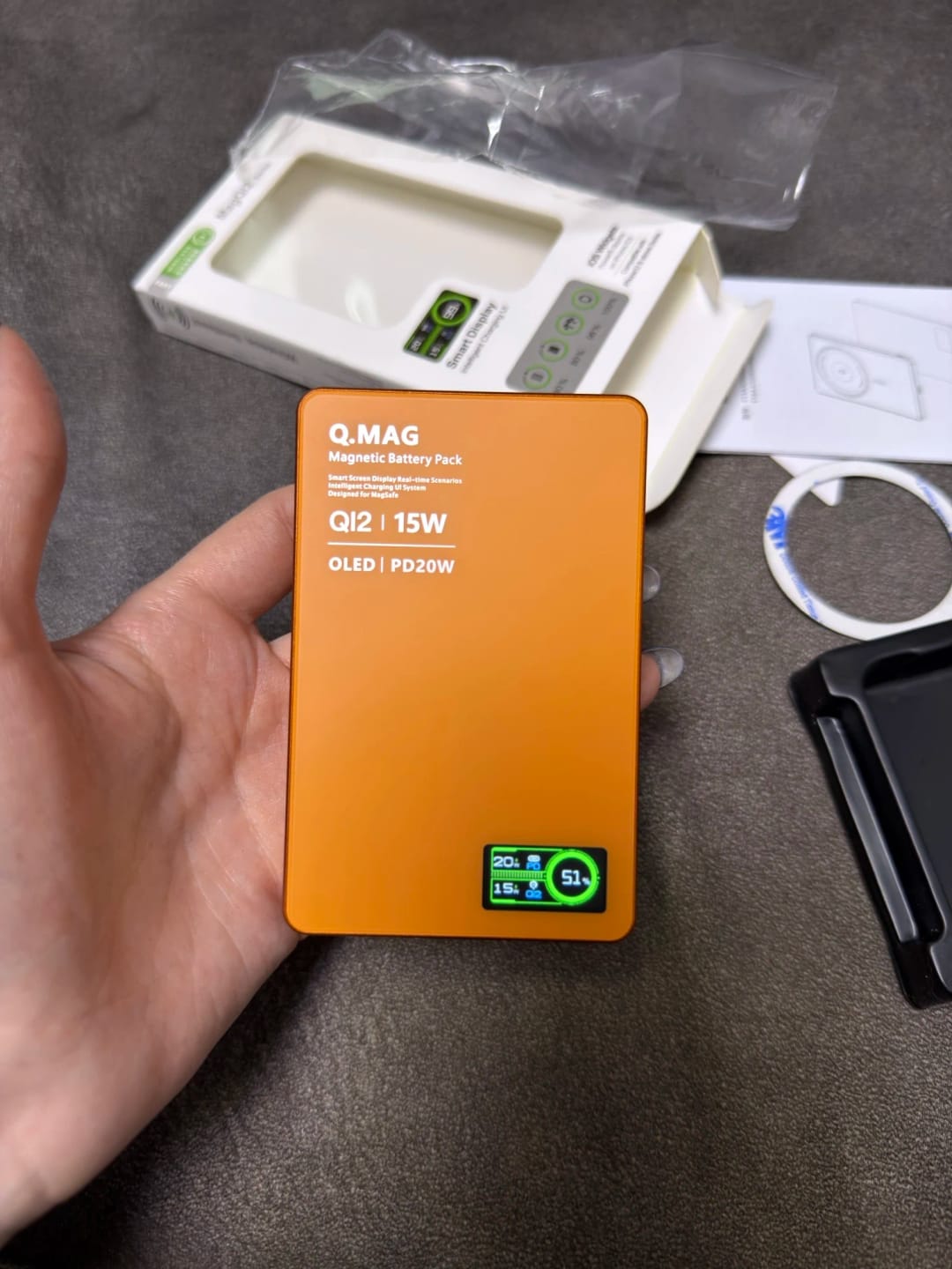 Customer photo review of Magnetic Wireless Power Bank 5000/10000mAh 20W Fast Charge