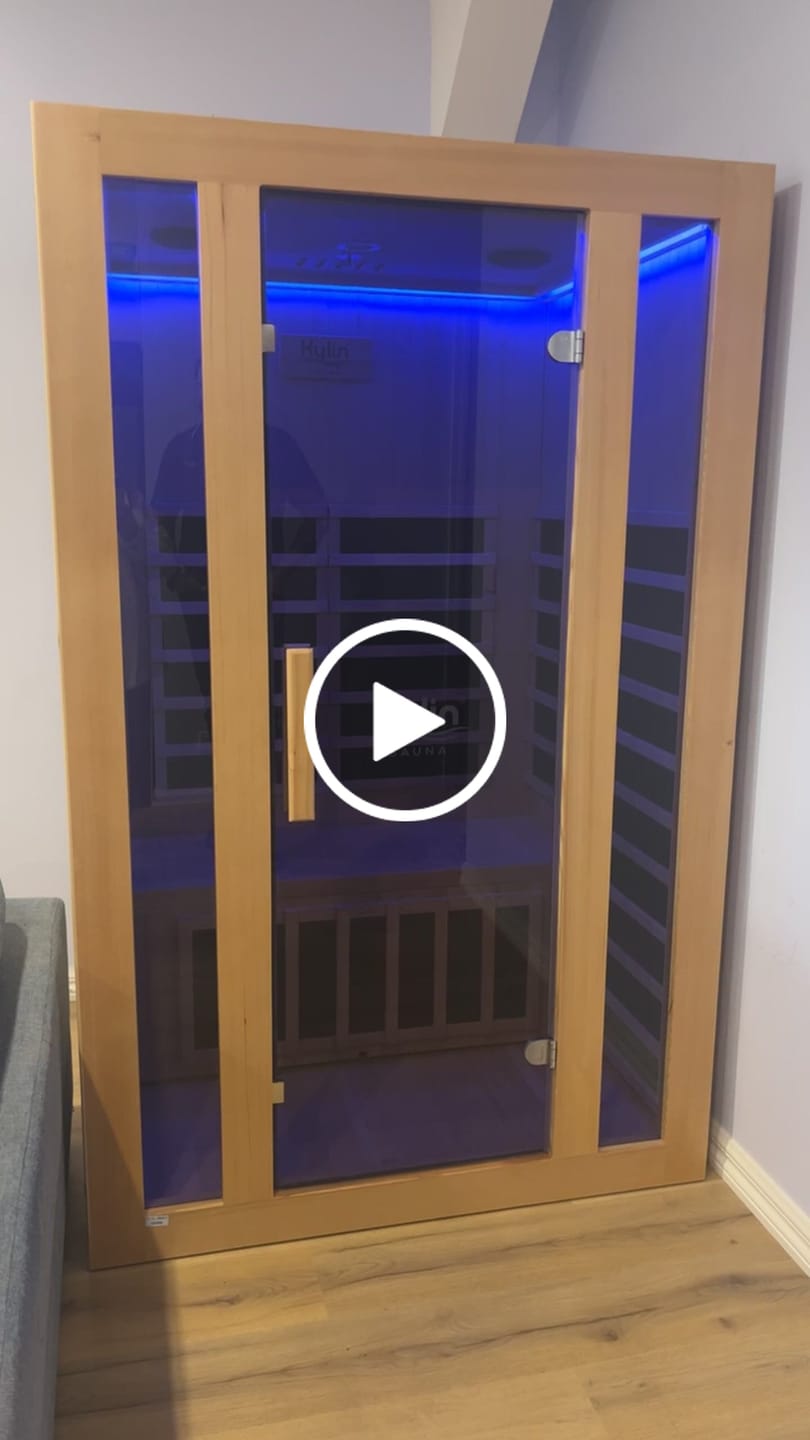 Customer video review of Kylin Low EMF Carbon Infrared Sauna Room 2 Person QD-D2